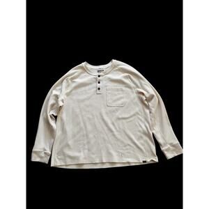 Duluth Men’s Henley Trading Burly Thermal Standard Fit Long Sleeve Untucked 3XL